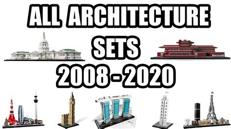 LEGO ARCHITECTURE SETS from 2008 - 2020 | Lego architecture, Lego architecture set, Architecture set