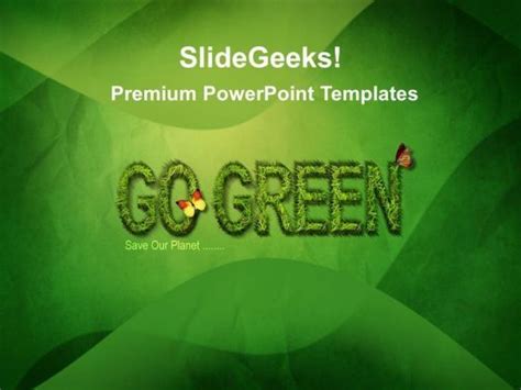 Go Green Nature PowerPoint Templates And PowerPoint Themes 0212