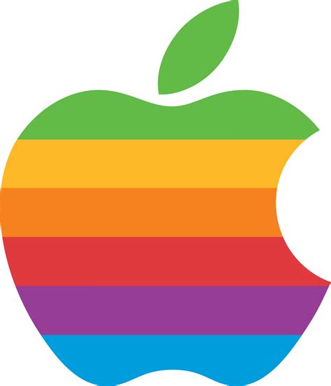 File:Apple Computer Logo rainbow.svg - Wikimedia Commons