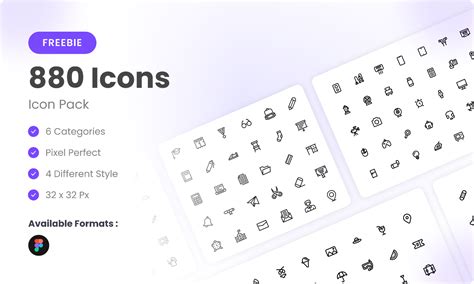 Icon Pack - Free Icons Set | Figma