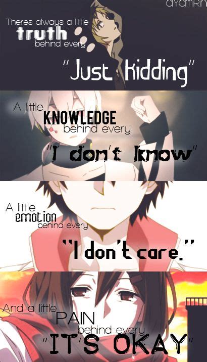 133 best images about Anime Quotes on Pinterest | Akame ga, Kuroko and Pique