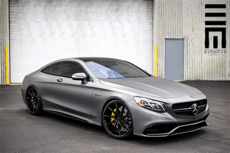 Stealthy Matte Grey Mercedes-Benz S63 AMG Coupe - GTspirit