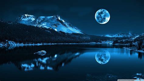 Moonlight Landscape Wallpapers - Top Free Moonlight Landscape Backgrounds - WallpaperAccess