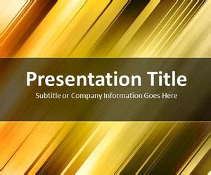 Pixels Gold PowerPoint Template