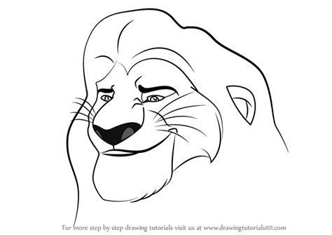 Learn How to Draw Mufasa from The Lion Guard (The Lion Guard) Step by Step : Drawing Tutorials