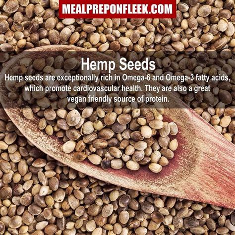 Nutrition Fact: Hemp Seeds - Meal Prep on Fleek