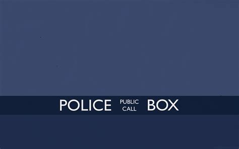 Police public call box text on black background, Doctor Who, TARDIS, minimalism, blue HD ...