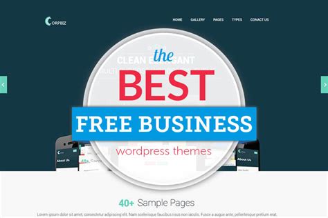 57+ Free Business WordPress Themes 2024