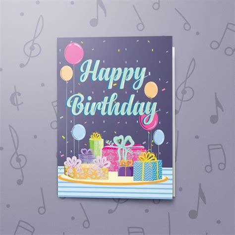 Birthday Presents – Musical Birthday Card - bigDAWGS greetings