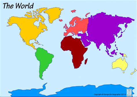 Outline Base Maps - Free Printable Map Of Continents And Oceans | Printable Maps