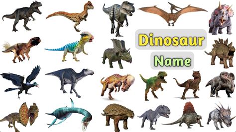 Dinosaurs Pictures And Names