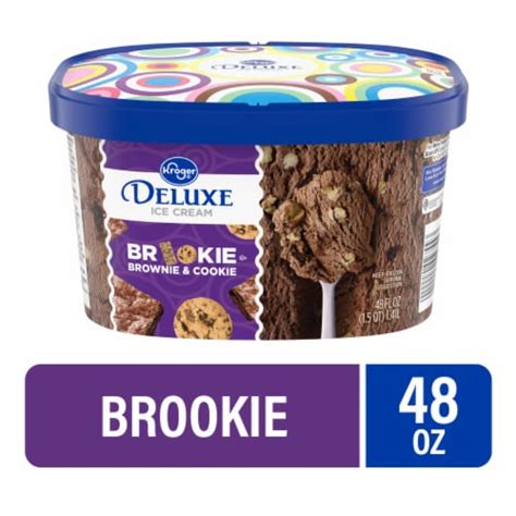 Kroger® Deluxe Brookie Brownie & Cookie Ice Cream Tub, 48 oz - Kroger