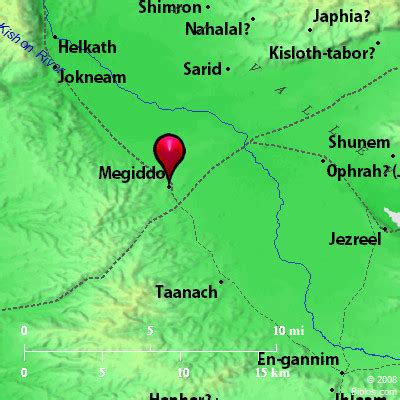 Bible Map: Megiddo