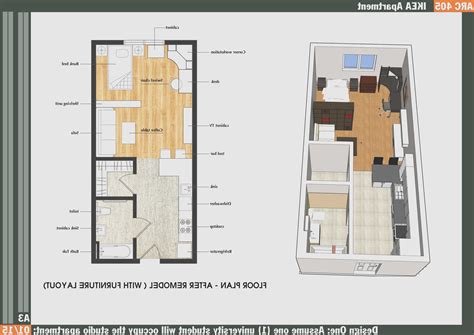 Modern Small Apartment Blueprints with Luxury Interior Design | Best Home Design