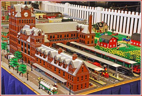 Lego train station | Lego city train, Lego train station, Lego trains