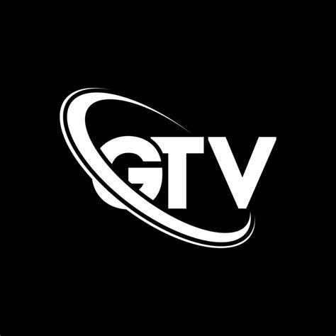 GTV logo. GTV letter. GTV letter logo design. Initials GTV logo linked with circle and uppercase ...