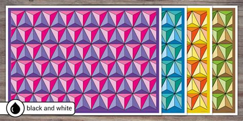 Tessellation Pattern Placemats | Twinkl Party (teacher made)