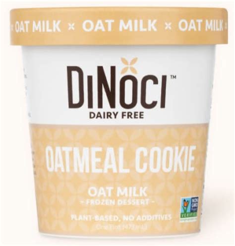 DiNoci™ Dairy Free Oatmeal Cookie Oat Milk Frozen Dessert, 1 pt - King Soopers