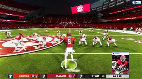 The NEW NCAA 24 Will look like this! Alabama vs Georgia New College Football Game (MOD) Gameplay ...