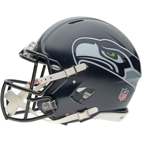 Riddell Seattle Seahawks Revolution Speed Full-Size Authentic Football Helmet - College Navy