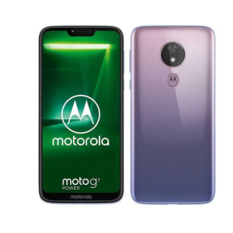 Motorola G7 Power 64GB Unlocked GSM Phone w/ 12MP Camera - Iced Violet - Walmart.com - Walmart.com