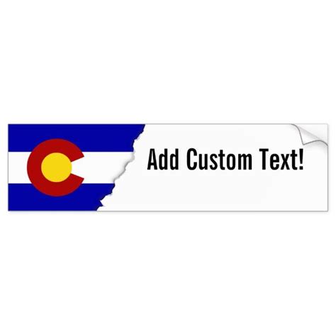 Colorado flag bumper sticker | Zazzle | Colorado flag, Sticker flag, Bumper stickers