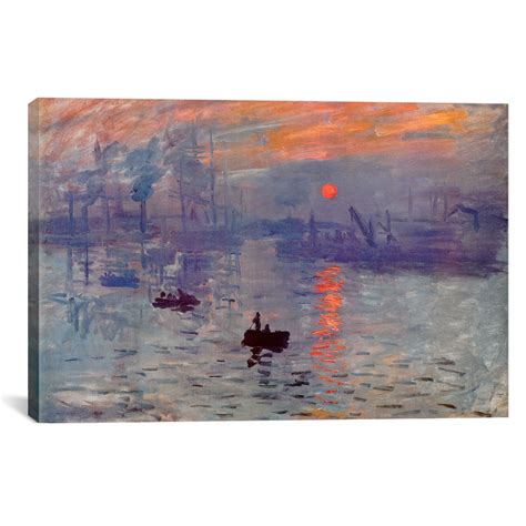 Sunrise Impression // Claude Monet (40"W x 26"H x 1.5"D) - Museum Classics - Touch of Modern