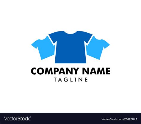 T-shirt fashion logo template design Royalty Free Vector