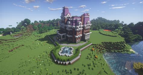 Purple Mansion Minecraft Map