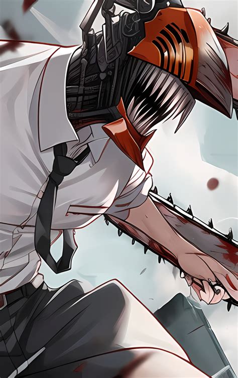 840x1336 Resolution Anime Chainsaw Man HD Denji FanArt 840x1336 Resolution Wallpaper ...