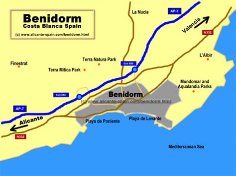 Benidorm Maps