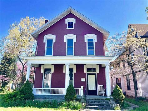 Historic Whimsical Purple House in Evansville - For Sale!