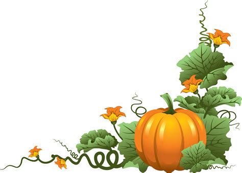 Vintage Corner Border Clipart Pumpkin Border Clipart Flyclipart | The Best Porn Website