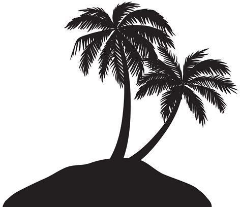 Silhouette Arecaceae Clip art - palm tree png download - 8000*6896 - Free Transparent Silhouette ...