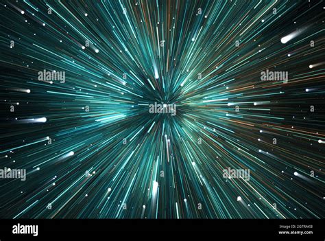 Time warp, traveling in space. Time dilation, illustration Stock Photo - Alamy