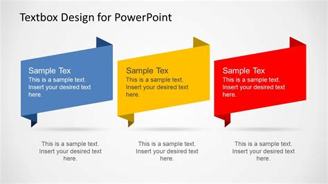 3 Creative Text Boxes Slide Design - SlideModel