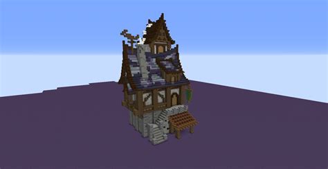 Purple house. Minecraft Map