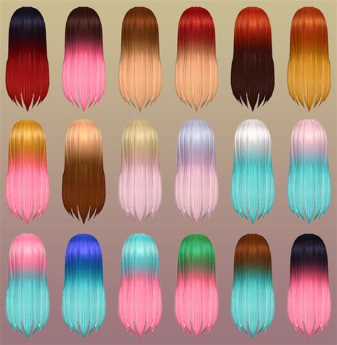 The sims 4 more hair color swatches mod - dastvertical