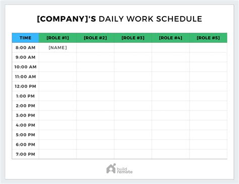 Daily Work Schedule Template Excel Excel Daily Work, 45% OFF