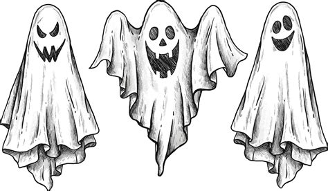 Vector scary ghost png | Tatuaje de fantasma, Cómo dibujar cosas, Fantasma dibujo