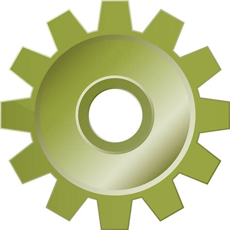 Free vector graphic: Gear, Crown, Green, Icon, Vector - Free Image on Pixabay - 189253