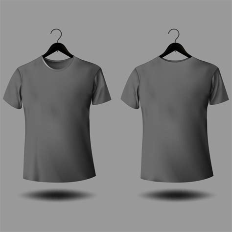 grey t-shirt mockup, t shirt with short sleeves Free Vector 11867977 Vector Art at Vecteezy