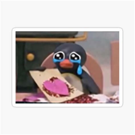 "Sad Penguin Meme" Sticker for Sale by Professional Memer | Redbubble