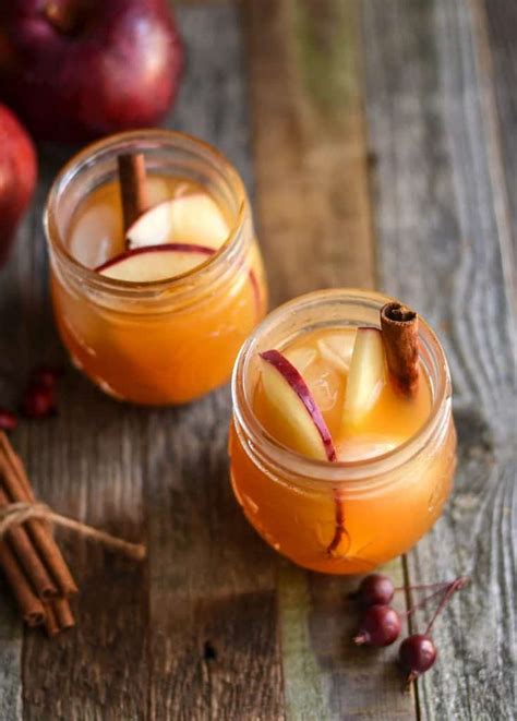 Refreshing Apple Cider Cocktail with Ginger Beer - DIY Candy