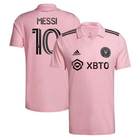 Men's Inter Miami CF Lionel Messi adidas Pink 2023 The Heart Beat Kit Replica Jersey