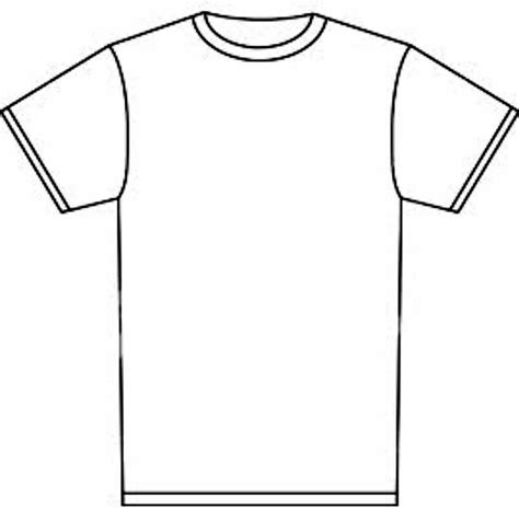 Plain White T Shirt Template - ClipArt Best