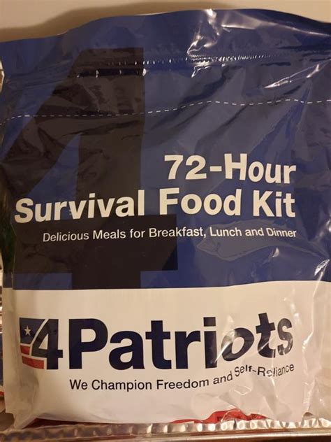 72-Hour Survival Food Kit | 4Patriots