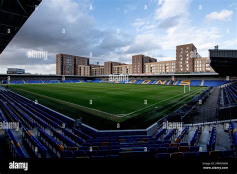 Wimbledon Plough Lane stadium. Cherry Red Records Stadium Stock Photo - Alamy