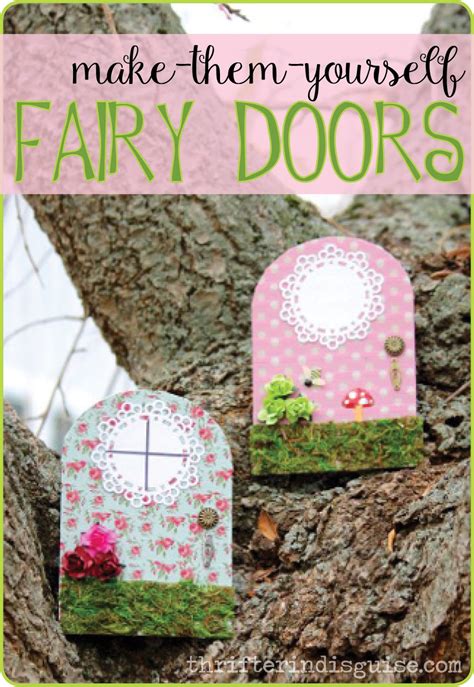 A Thrifter in Disguise: DIY Fairy Door Tutorial