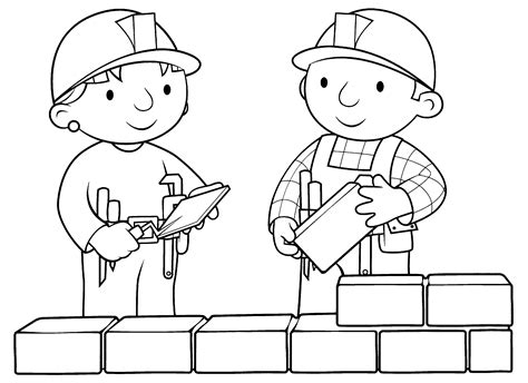 Free Printable Bob The Builder Coloring Pages For Kids